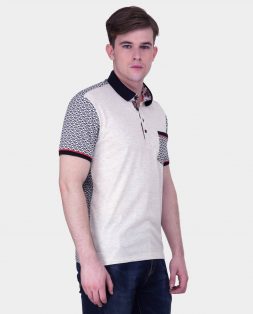 Beige-Polo-with-Printed-Sleeve-4