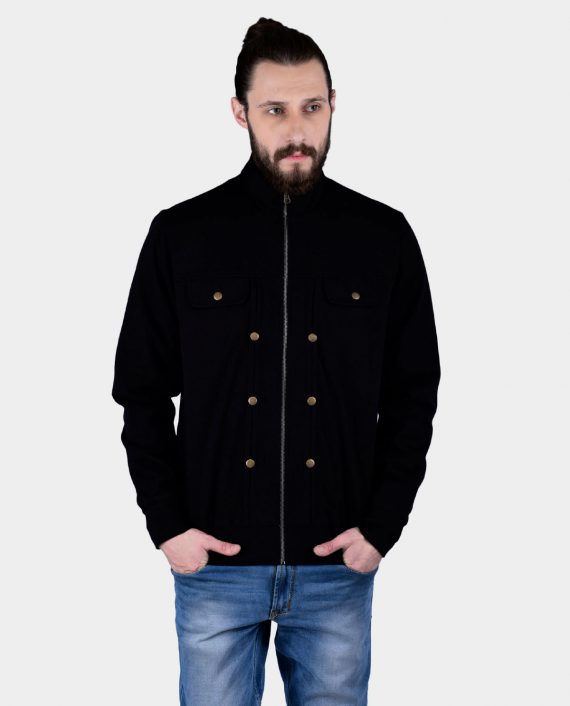 Black-Multi-Button-Jacket-for-Men-2