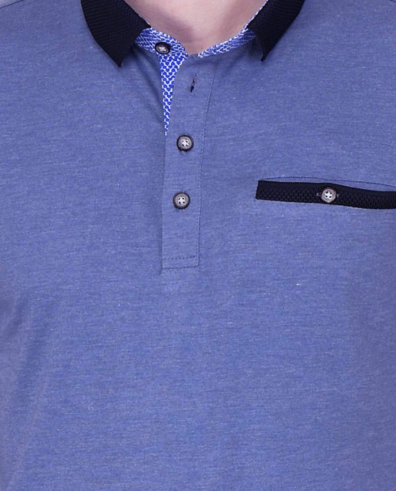Dar-Blue-Polo-with-Black-Collar-for-Men-6