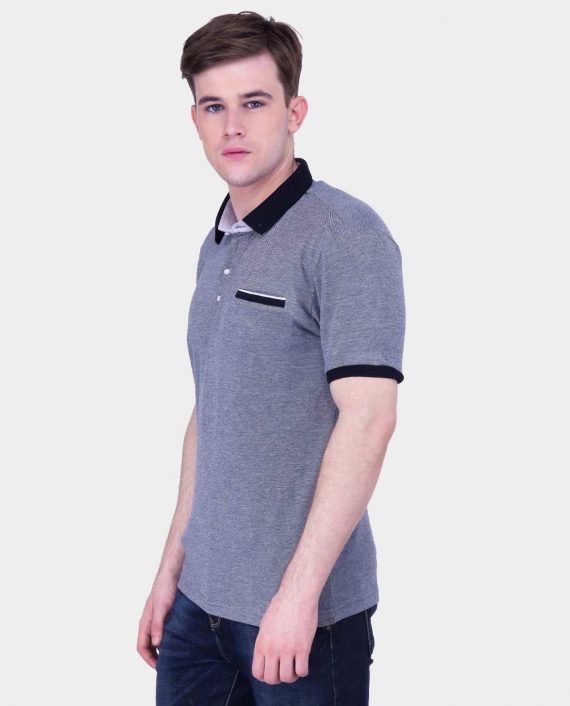 Grey-Polo-with-Black-Collar-for-Men-3