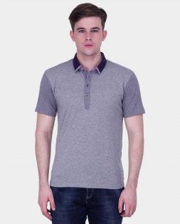 Grey-Polo-with-Contrast-Collar-for-Men-2