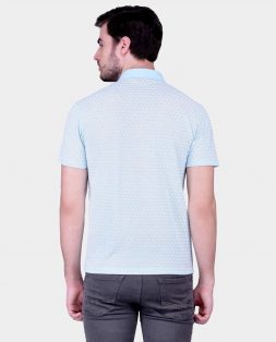 Light-Blue-Polo-with-White-Print-5