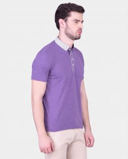 Purple-Polo-with-Contrast-Printed-Collar-for-Men-4