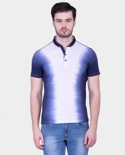 White-Polo-with-Blue-Faded-Print-2