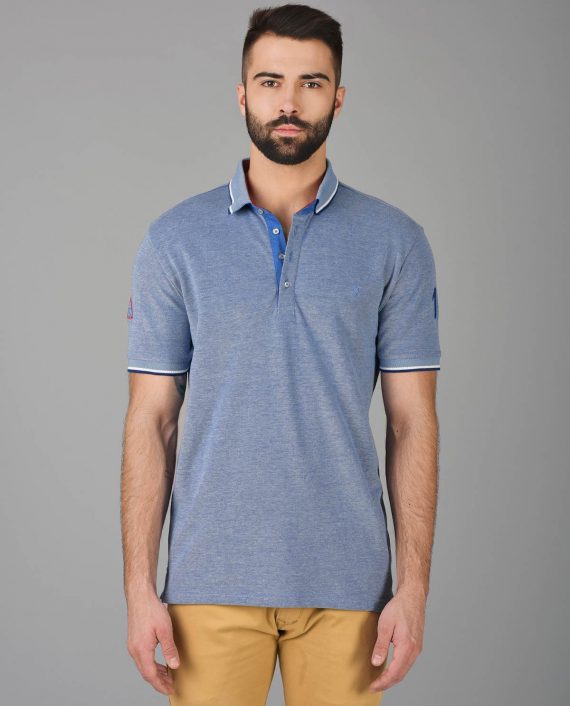 Blue-2-tone-polo-for-Men-2