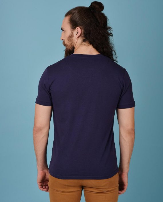 Dark-Blue-V-Neck-Tshirt-for-Men-5