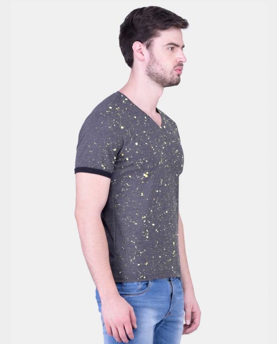 Dark-Grey-Paint-Brush-Printed-Tshirt-for-Men-4