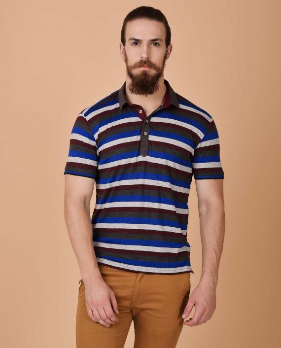 Dark-Grey-Striped-Polo-for-Men-2