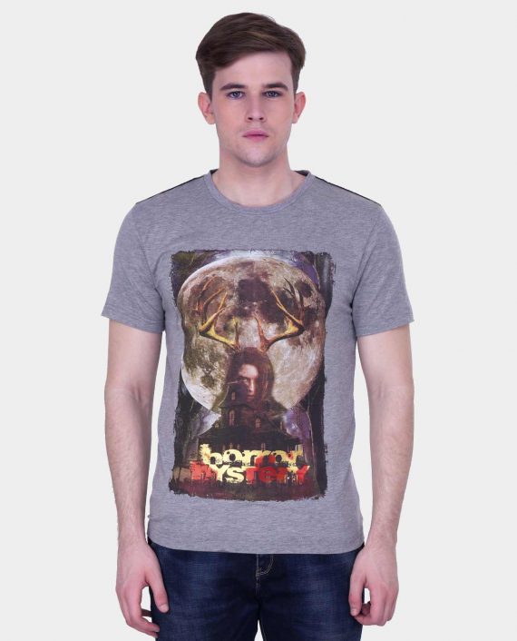 Dark-Grey-T-Shirt-with-Front-Print-2