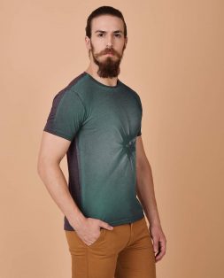 Green-Faded-Print-Tshirt-for-Men-3