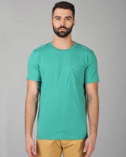 Green-Half-Sleeves-Tshirt-for-Men-2