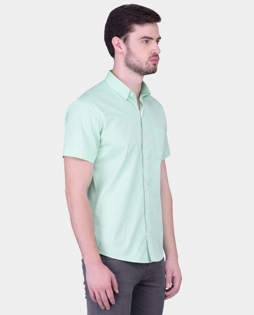 light green shirt men's