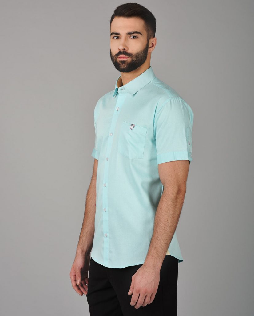 designer half shirt