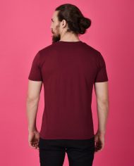 Maroon-Tshirt-with-Paint-Print-5