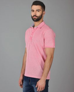 Pink-Polo-with-White-Print-for-Men-4