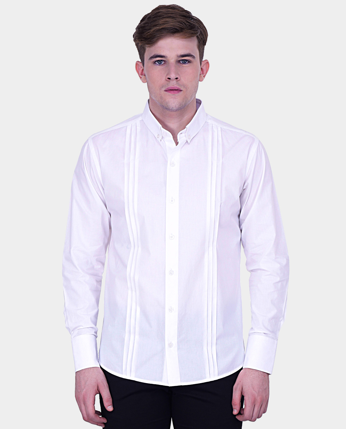 White-Full-Sleeve-Shirt-for-Men-2 - Kashvi Designs