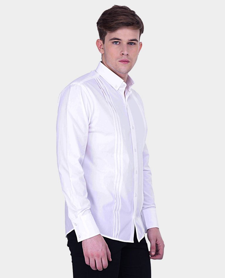 White-Full-Sleeve-Shirt-for-Men-4 - Kashvi Designs