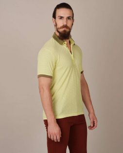 Yellow-Polo-with-small-Print-and-Green-Collar-3