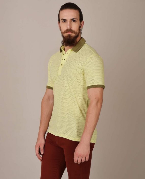 Yellow-Polo-with-small-Print-and-Green-Collar-4